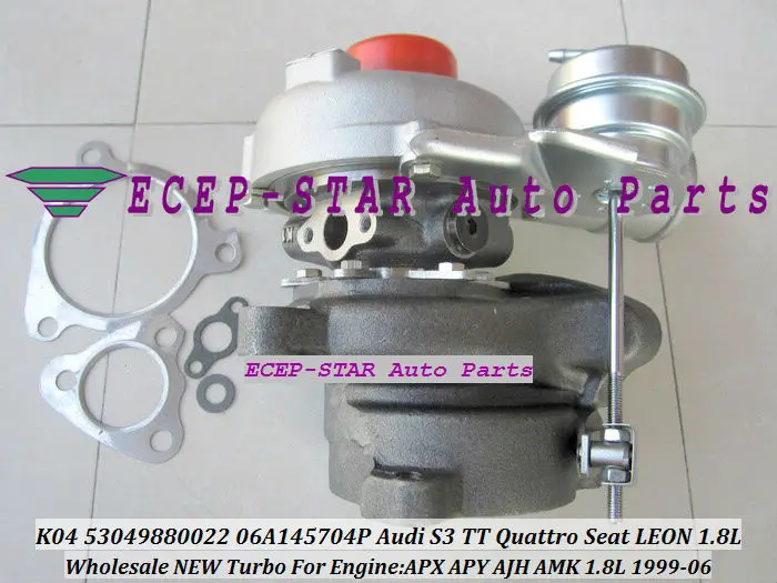 Турбокомпрессор K04 022 53049700022 53049880022 06A145704P Turbo для AUDI S3 TT Qua ttro Seat LEON 1 8 T 99 APX APY AJH AMK