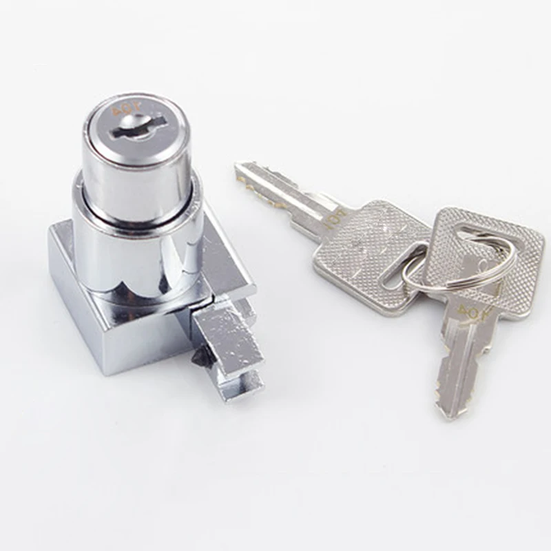 Цинковый замок для раздвижных дверей шкафов 1 шт.|showcase lock|door lockthe door lock |