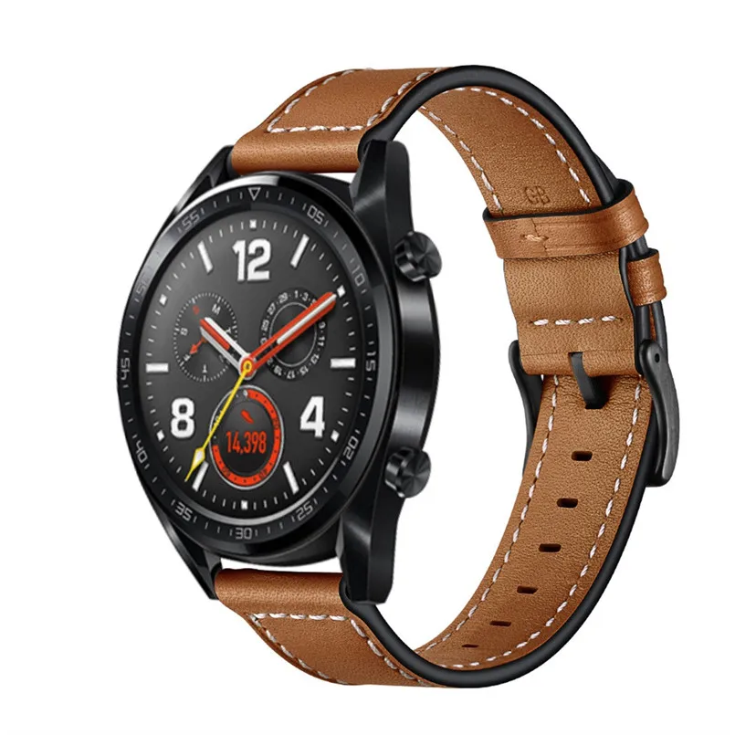 Ремешок сменный из натуральной кожи для наручных часов Huawei Watch GT Honor Magic 22 мм 5 8 0