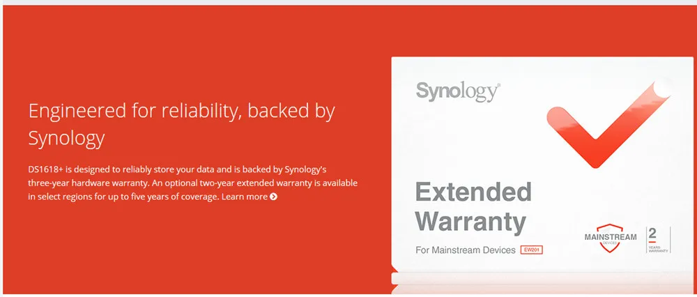 Synology Disk Station DS1618+ 6-bay бездисковой nas сервер nfs Сетевое хранилище Облачное хранилище, 3 года гарантии