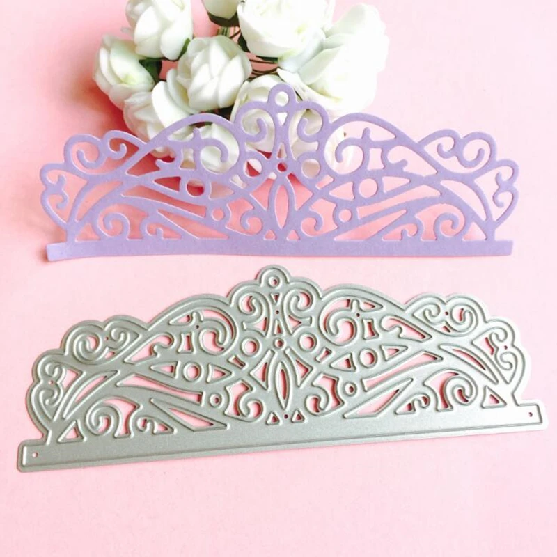 YLCD246 Цветочные кружевные металлические Вырубные штампы для женской тисненой