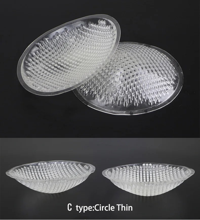 Circle Thin Прозрачный силиконовый бюстгальтер, вкладыши, усилитель груди, пуш-ап, грудь, бикини, съемные подушечки для бюстгальтера для женщин, сексуальный Невидимый купальник - Цвет: Circle Thin