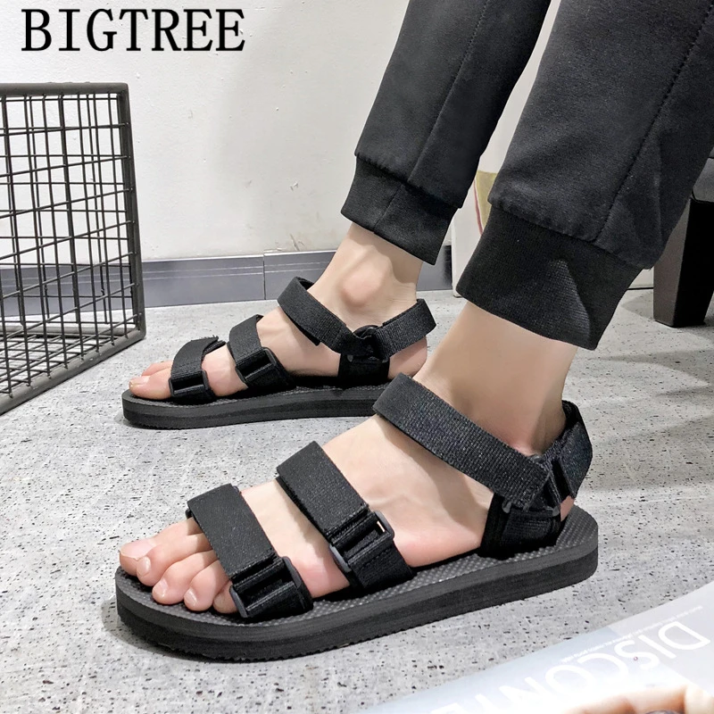 Сандалии мужские уличные пляжные босоножки повседневная обувь в стиле хип хоп