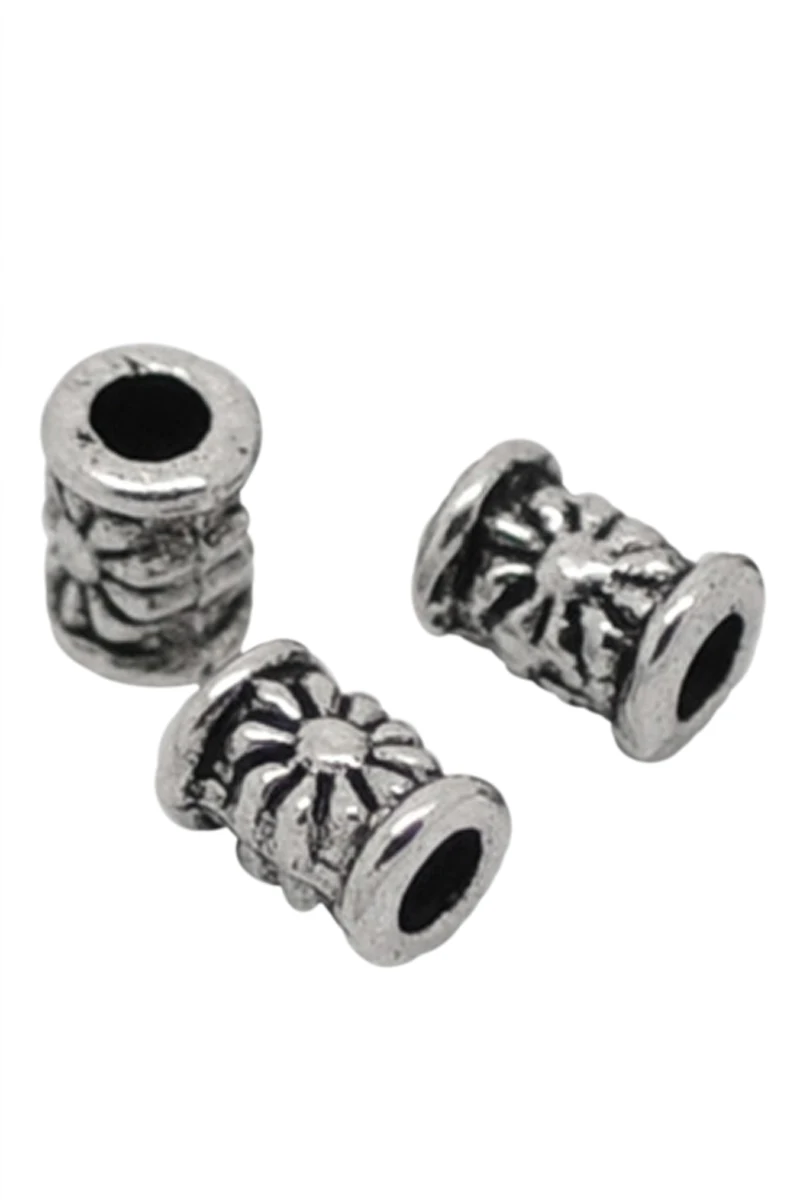 4x6mm 120pcs Новые бусины для изготовления ювелирных изделий Полые бусины-бабочки DIY ювелирные изделия античные посеребренные металлические бусины DIY подарок 17,5x9 мм 50 шт - Цвет: 4x6mm 120pcs