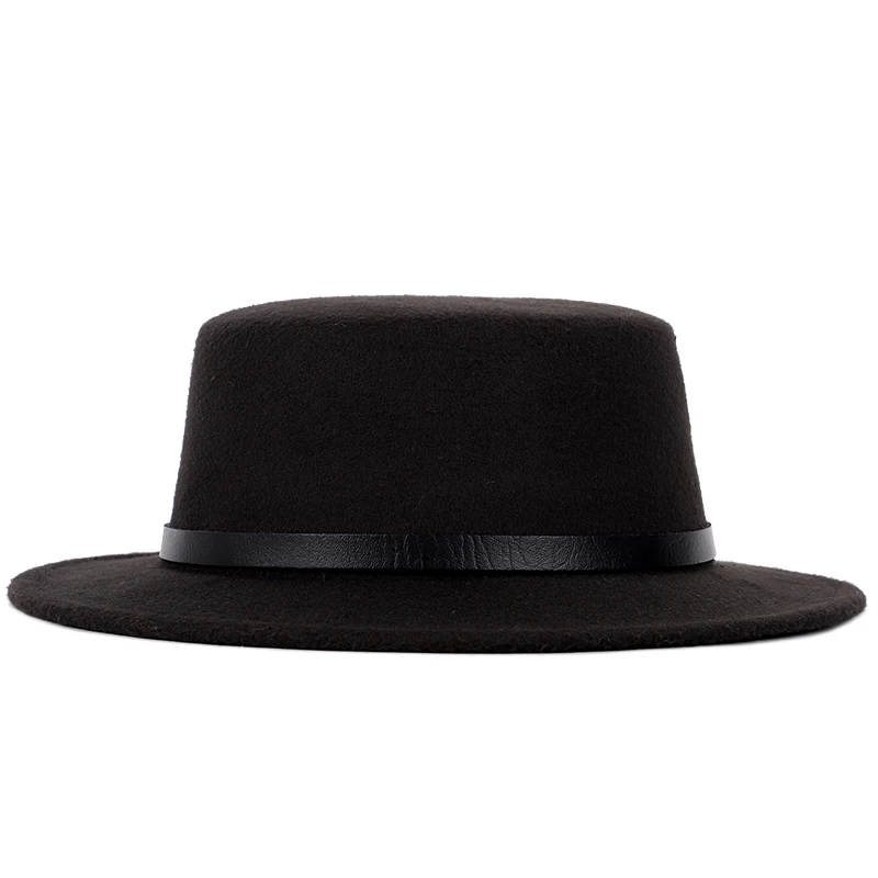 Горячая Мода дамы высокого качества шерстяной цилиндр Fedora шапка сезон осень-зима