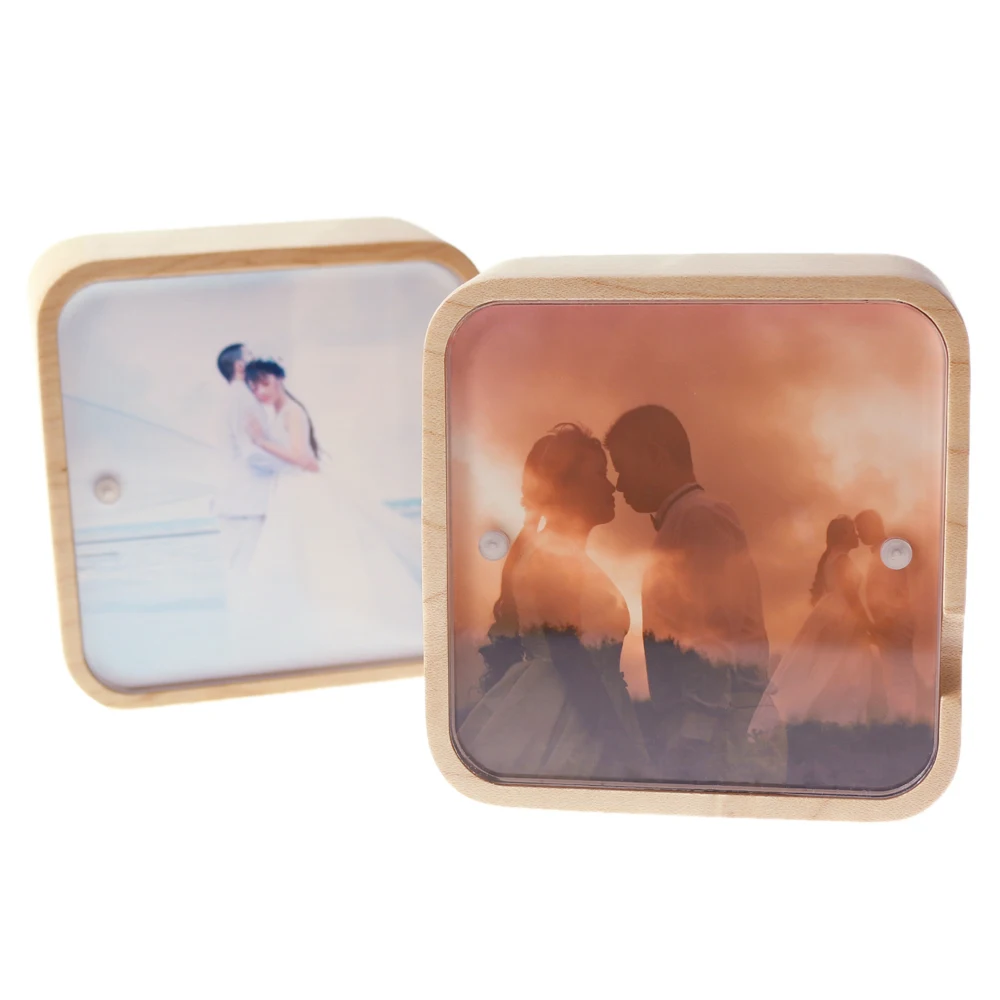 Деревянная фоторамка ручной работы Sinzyo музыкальная шкатулка Ромео и Джульетта