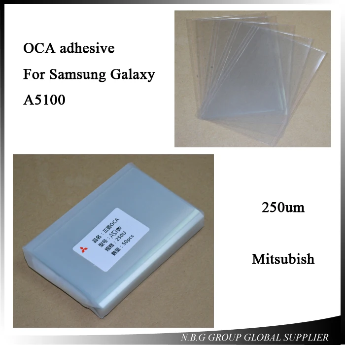 50 шт./лот 250 мкм OCA оптическая прозрачная клейкая пленка для Samsung Galaxy