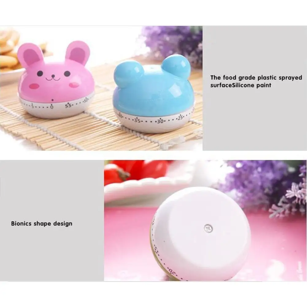 Ни один мультфильм животных кухонный таймер Милая готовка механический домашний