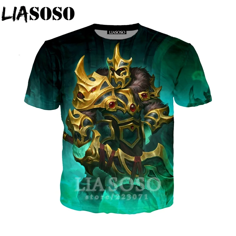 LIASOSO Новый Модный свитшот с 3D принтом для мужчин и женщин видеоигра Dota 2 футболка