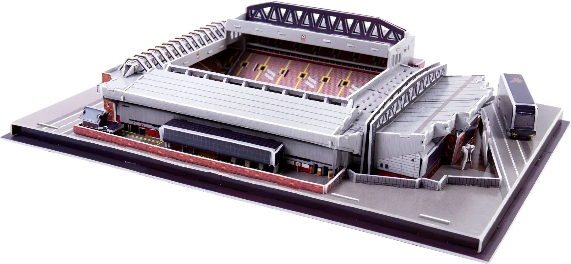 DIY 3D Papercraft головоломки бумажные модели зданий Англия Anfield футбольные стадионы