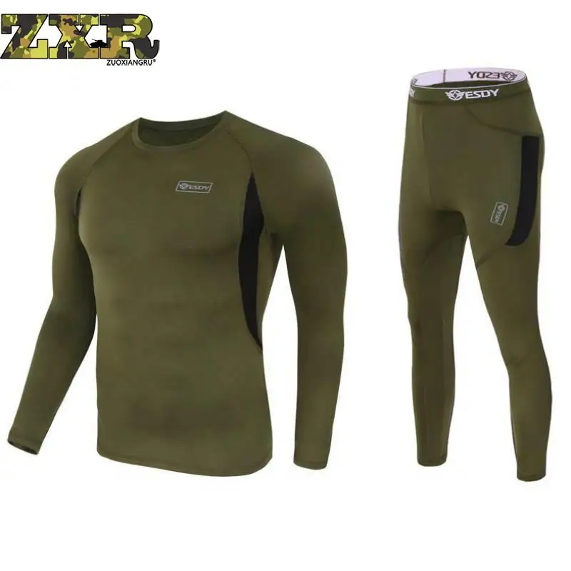 Мужское нижнее белье с длинным рукавом быстросохнущее трико для фитнеса|suit suit|suits