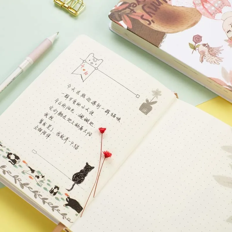 Новый милый ноутбук твердую поверхность копия Cover 128 листов Солнечный Secret Ноутбук