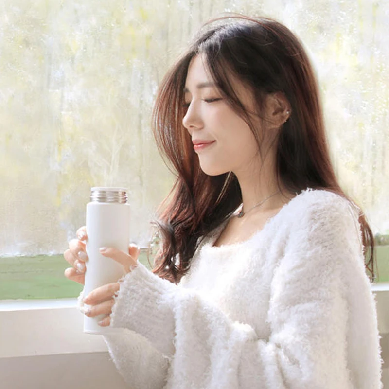 Global Version Xiaomi Mijia 500ml Thermal Cup Heat Water Tea Mug Thermos Insulated Stainless Steel 12 Hours Warm/Cold Keeping |