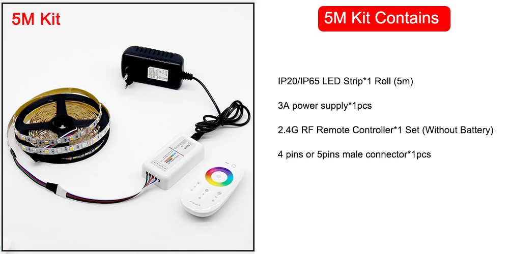 10 м 15 м 20 м 30 м набор DC12V RGB RGBW rgbww 5050 SMD 300 светодиодный s светодиодный полосы+ 2,4G RF пульт дистанционного управления+ адаптер питания+ комплект усилителя