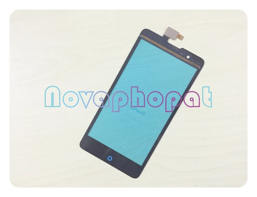 Черный сенсорный экран Novaphopat для ZTE Blade HN V993W L3 Plus сменный с цифровым