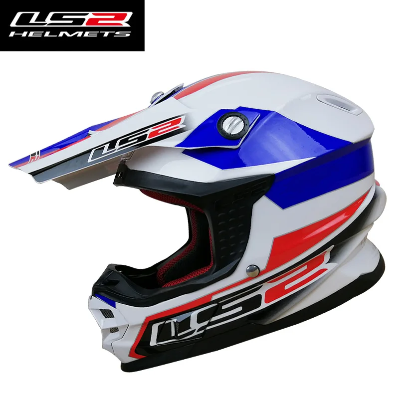 LS2 MX456 мотокросс hemet может добавить очки для мотокросса Dirtbike ATV мотоциклетные шлемы оригинальные настоящие LS2 Шлемы - Цвет: 8