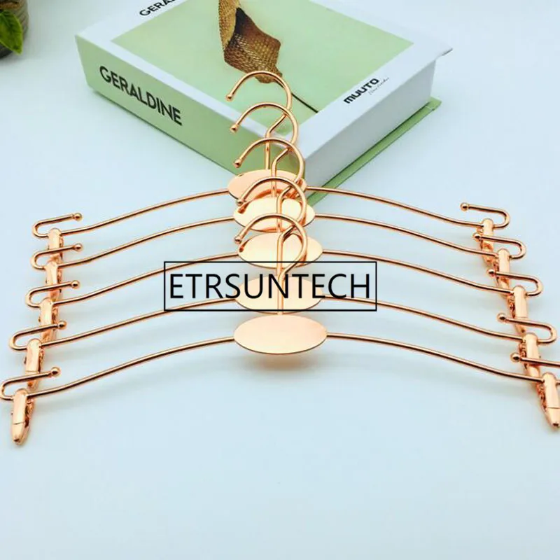 100 шт цветные металлические вешалки для белья с зажимом бюстгальтера и трусы