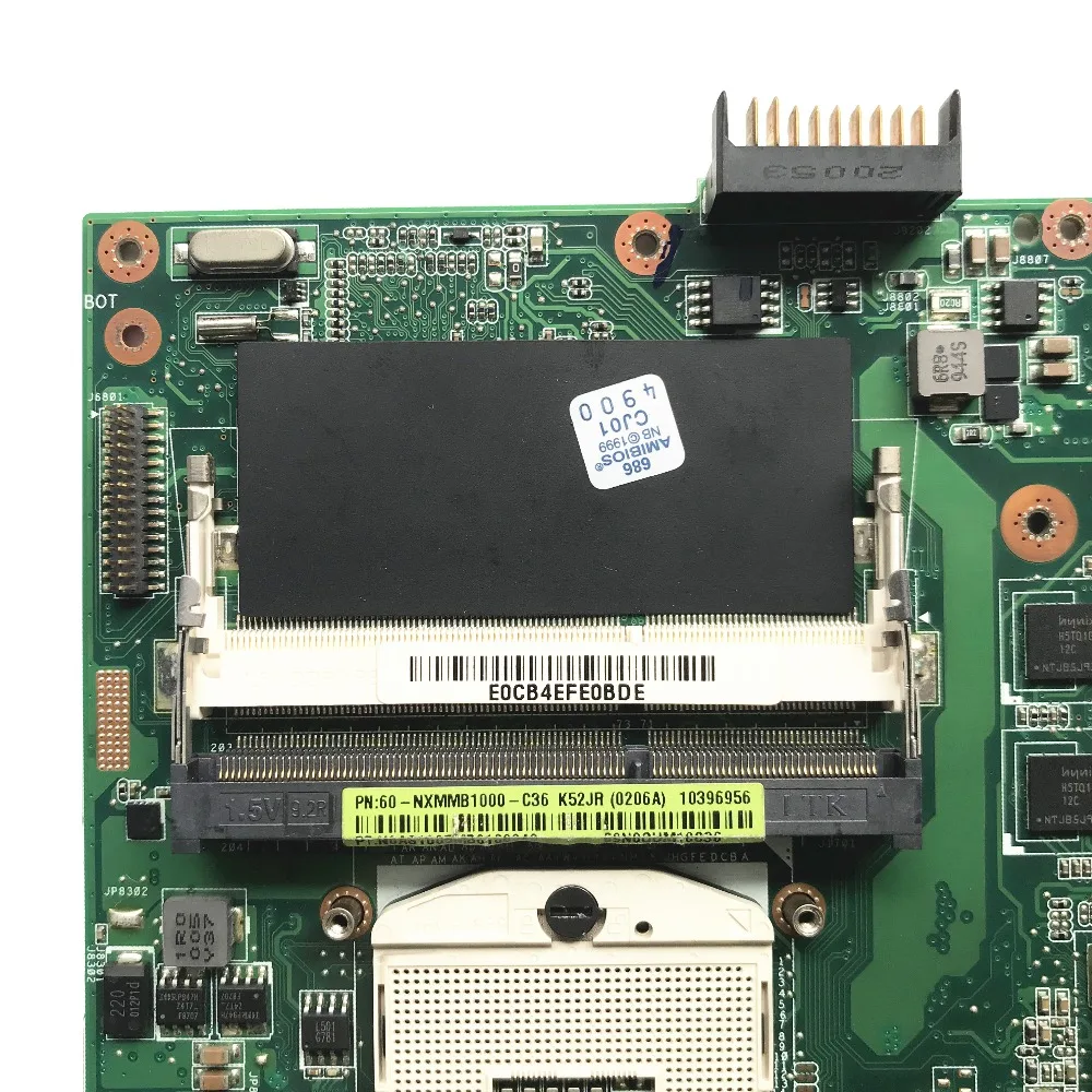 Оригинальная материнская плата для ноутбука Asus K52JR REV: 2 0 HM55 HD 5470 МБ 1 ГБ 60-NXMMB1000 100%