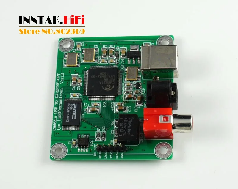 Новая версия CM6631A цифровой интерфейс USB 24Bit 192k в SPDIF с поддержкой