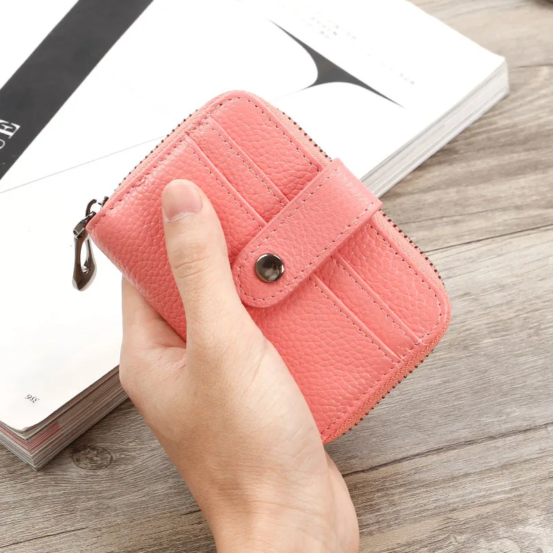 Визитница кошелек для женщин/мужчин черный/красный/синий/розовый/кофейный