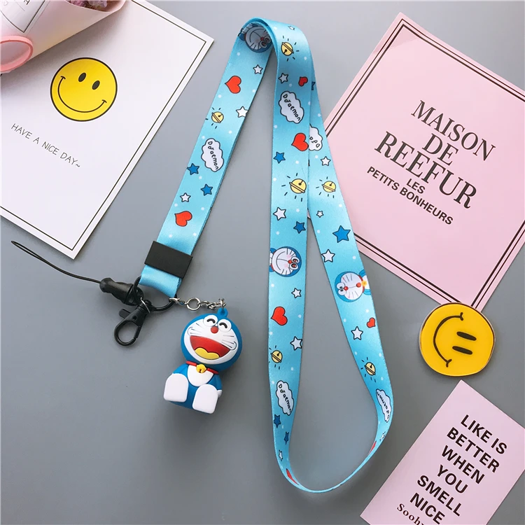 Cute Stitch cartoon phone toy stander+ strap Mobile Phone Straps Cute luna cat Cony pink panther bear strap for iPhone - Цвет: Синий/зеленый