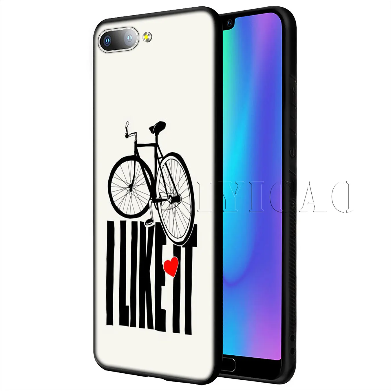 Мягкий чехол для велосипеда IYICAO Coqu Huawei P20 Pro P10 P8 P9 P30 Lite Mini 2017 P Smart 2019 | Мобильные