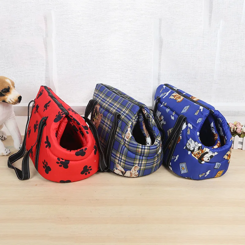 

Dog Carrier Bag Cat Single Shoulder Bag Cage House Tote Pet Supplier