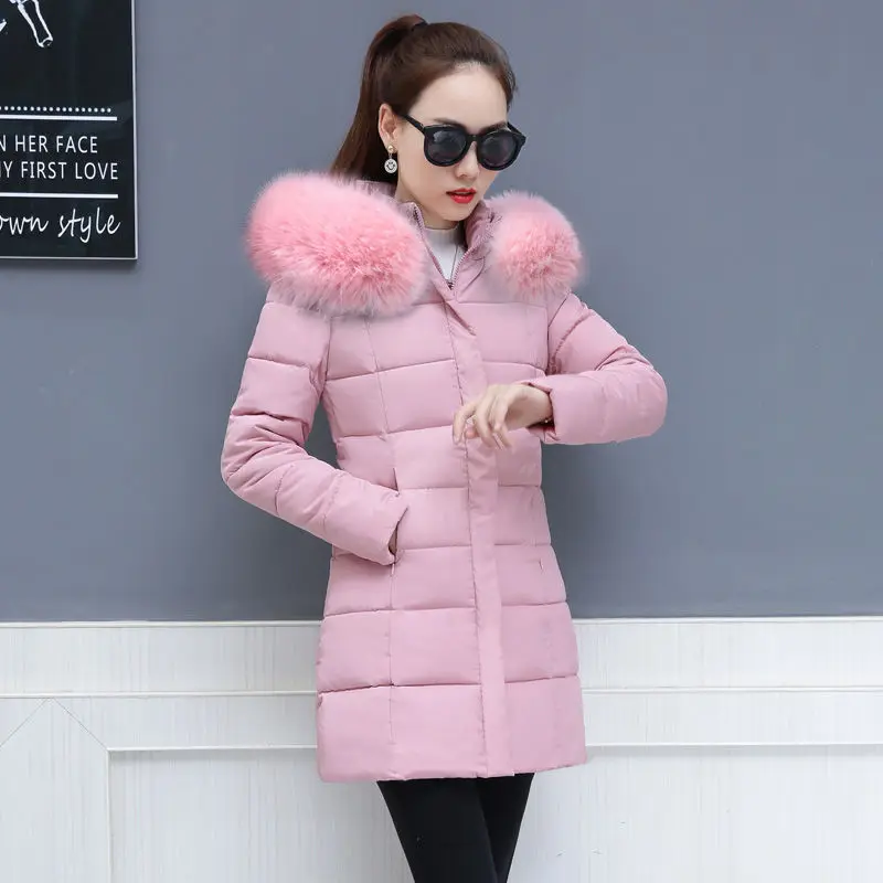 Женская парка с капюшоном Vangull теплая длинная куртка большого размера длинным