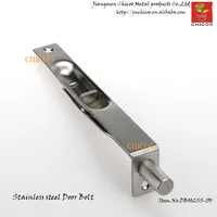 whollesale 10 pieces 6 Inch 304 Stainless steel Latch Lever Action Flush Slide Door Lock Bolt 19mm wide doorbolt