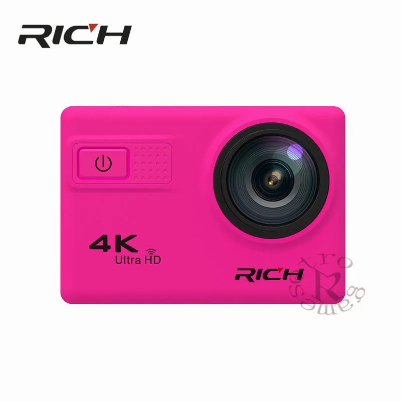 Экшн камера RICH F68B 4K Wi Fi ЖК дисплей 2 0 дюйма водонепроницаемая 12 МП 170