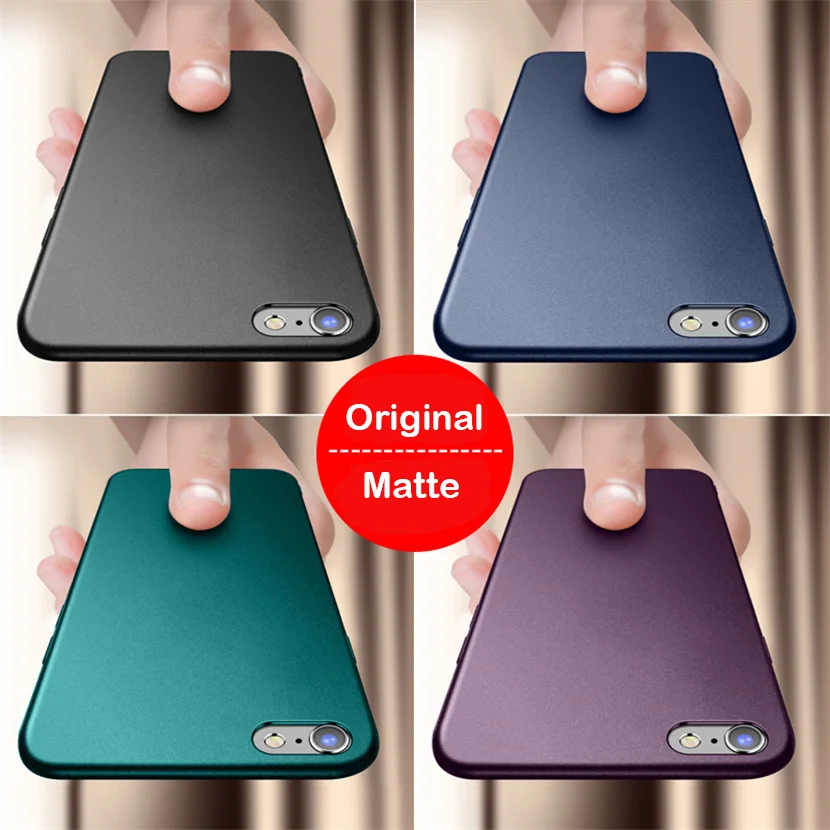 Aixuan Cover For iPhone 7 8 Plus Case Full Protect Anti Fingerprint Matte Phone 6 6s Capa Shell |