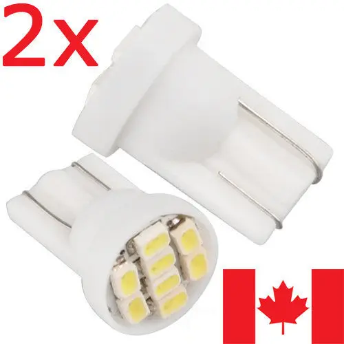 2 * T10 8LED номерного знака светильник лампы Белый W5W 168 194 Яркий 8 SMD потолочный новый
