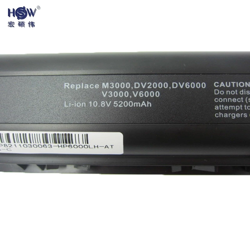 HSW ноутбука Батарея для hp Pavilion DV2000 DV2700 DV6000 DV6700 DV6000Z DV6100 DV6300 DV6200 DV6400 DV6500 DV6600 HSTNN