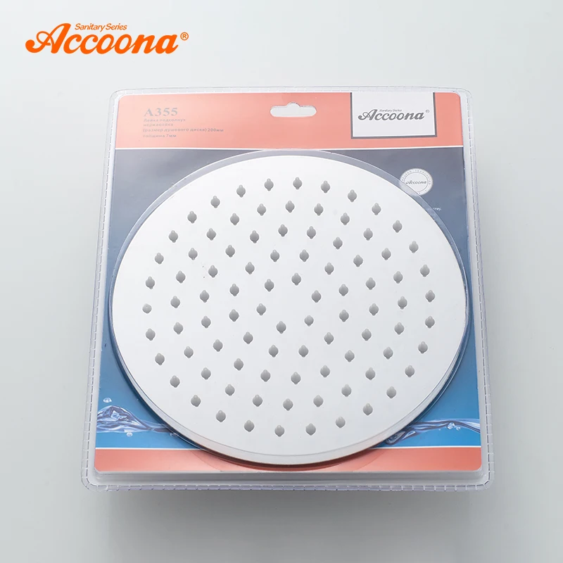 Accoona полированная хромированная отделка круглая Вращающаяся насадка для душа в