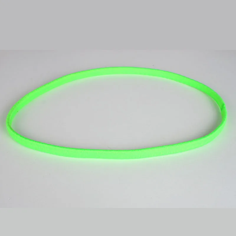 Green Yoga Headbands Разноцветные женские и мужские эластичные спортивные Напульсник для йоги, повязки на голову, нескользящие повязки на голову для йоги, тканевые повязки на голову для бега - Цвет: Green Yoga Headbands