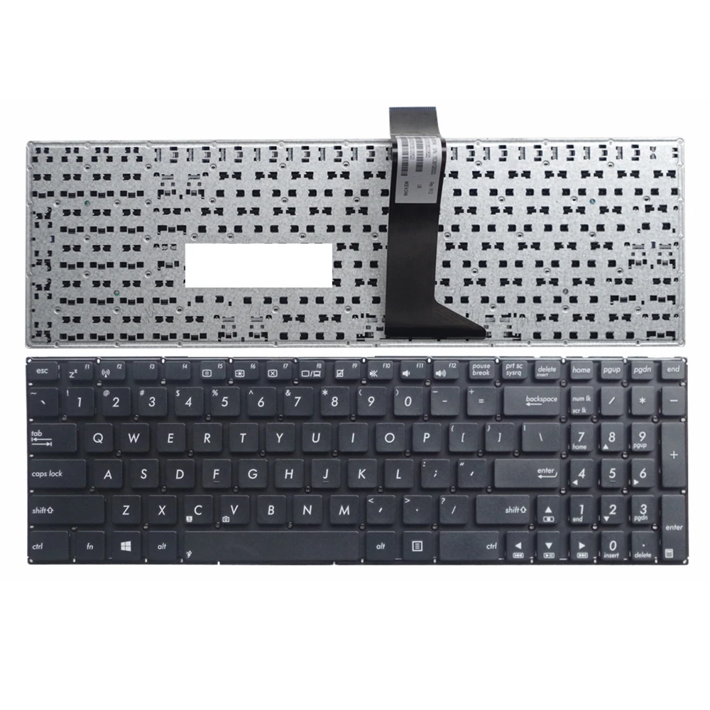 Сменная Клавиатура для ноутбука ASUS Y582C Y581L D552C K550D X550CC X550 черная английская|laptop