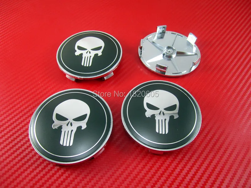 4 шт./компл. стиль череп хромовый логотип эмблема значок Колпаки Ступицы Колеса