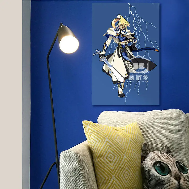 DIY Модульная картина Guilty Gear игра постеры и плакаты на стену цифровая краска по