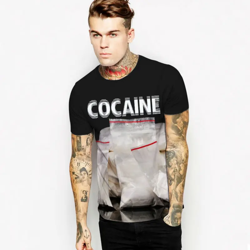 Футболка Мужская/Женская OneLineFox с 3D принтом коротким рукавом | Мужская одежда