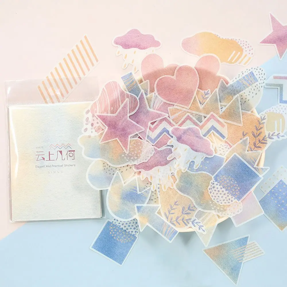 60 шт./упак. зимние серии прозрачных наклеек детские подарки сделай сам