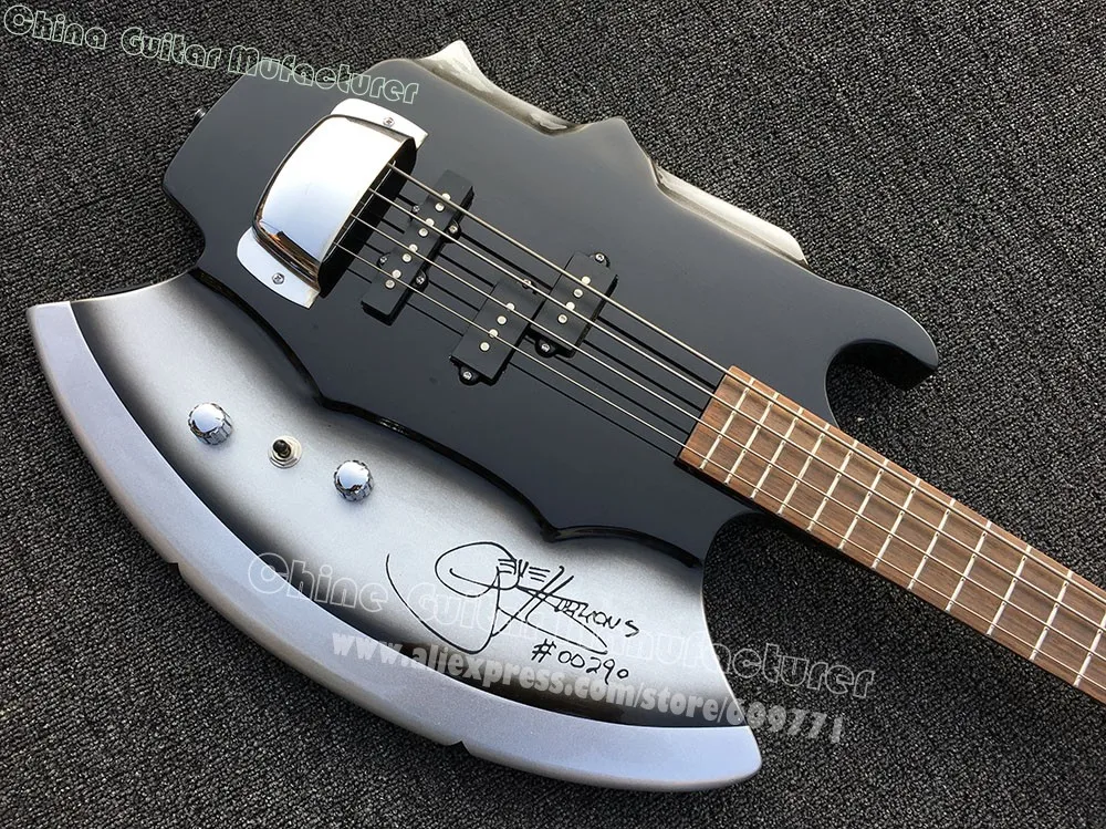 Custom shop Cort GENE SIMMONS топор Подпись гитары 4 струны подписи электрический бас гитары ra