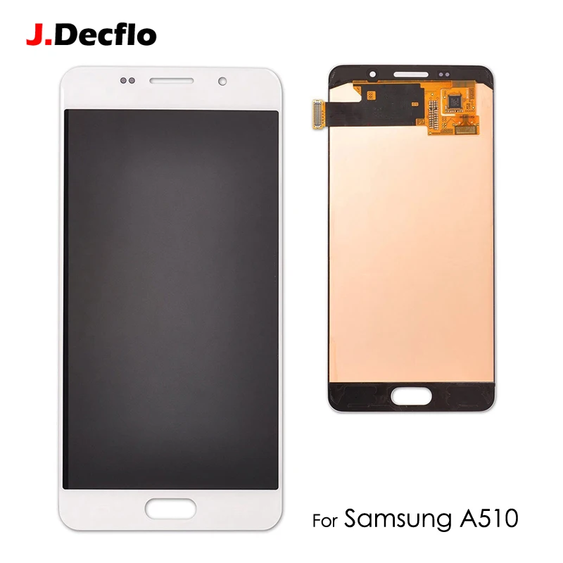 OLED AMOLED для samsung Galaxy A510 A5 2016 A510F A510M ЖК дисплей сенсорный экран дигитайзер стекло в