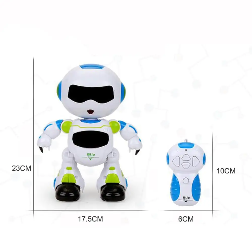 Дистанционное управление робот Рождество электронный RC обучения малыша Интеллектуальные действия танцевальные игрушки светомузыкальный Проектор Дети мальчики девочка