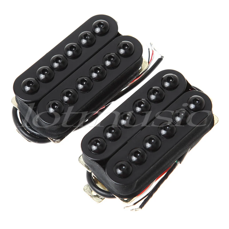 Мост шеи гитара Humbucker пикап комплект захватчик стиль черный|invaders realm|guitar fingerinvader |