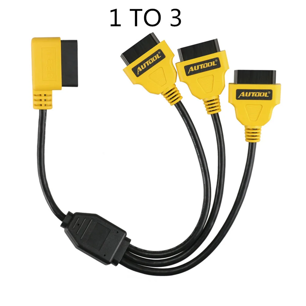 Удлинитель AUTOOL OBD2, удлиняющий Obdii разъем, OBD адаптер для запуска IDIAG Easydiag Pro Pro3 V+ GOLO Mdiag ELM327 AL519
