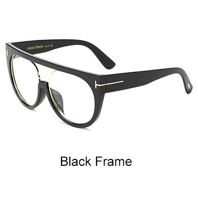 Black Frame Ralferty хипстер модные оправы для очков для женщин и мужчин очки прозрачные черные очки оправа Близорукость Оптические Рецептурные очки F97260-1 - Цвет оправы: Black Frame