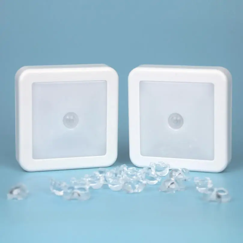 New High Quality 6 LED Wireless PIR Auto Motion Sensor Infrared Night Light Cabinet Stair Lamp Drop Shipping | Лампы и освещение