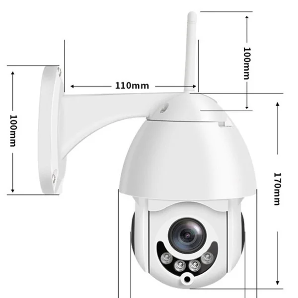 Радионяня новая IP камера Wi Fi 2 МП 1080P беспроводная скоростная купольная CCTV ИК для