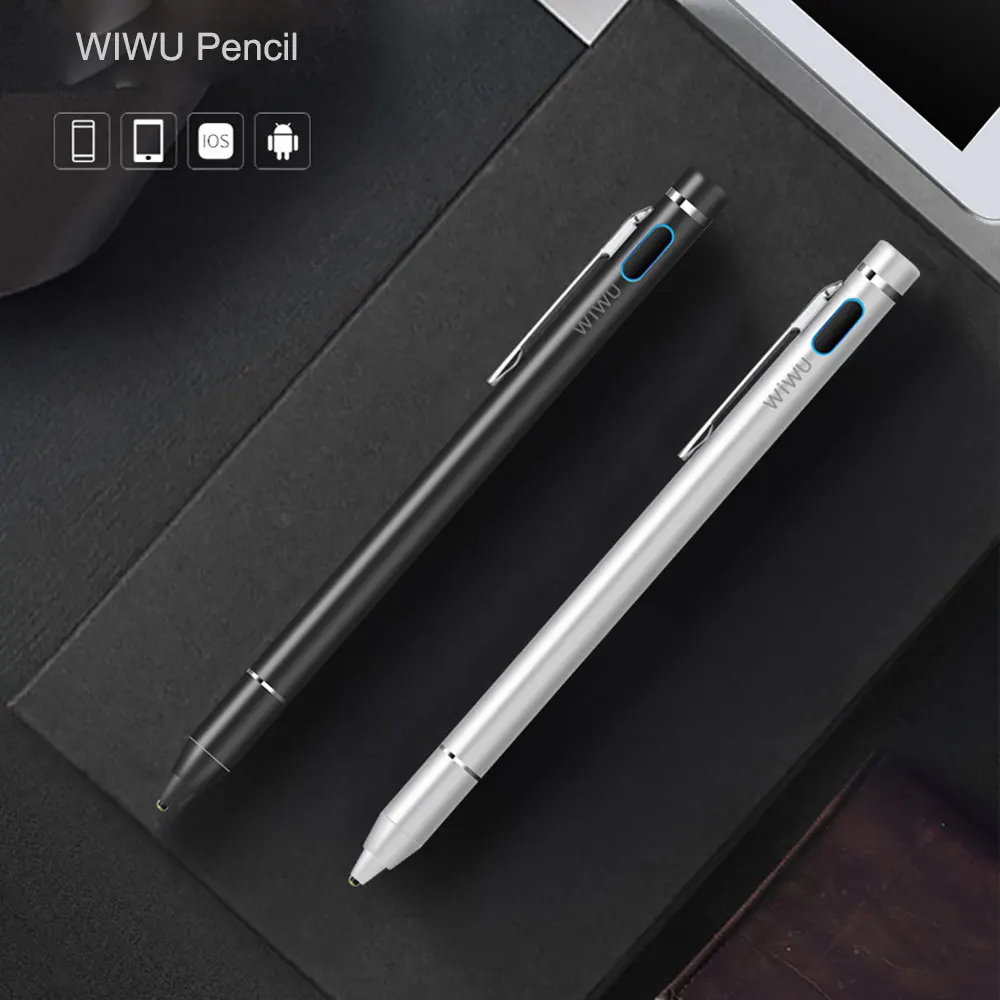 WIWU стилус для сенсорного экрана для iPad Pro 9,7 10,5 12,9 дюймов для Apple iPad mini карандаш, стилус, Ручка емкостный сенсорный экран универсальный стилус для сенсорного экрана