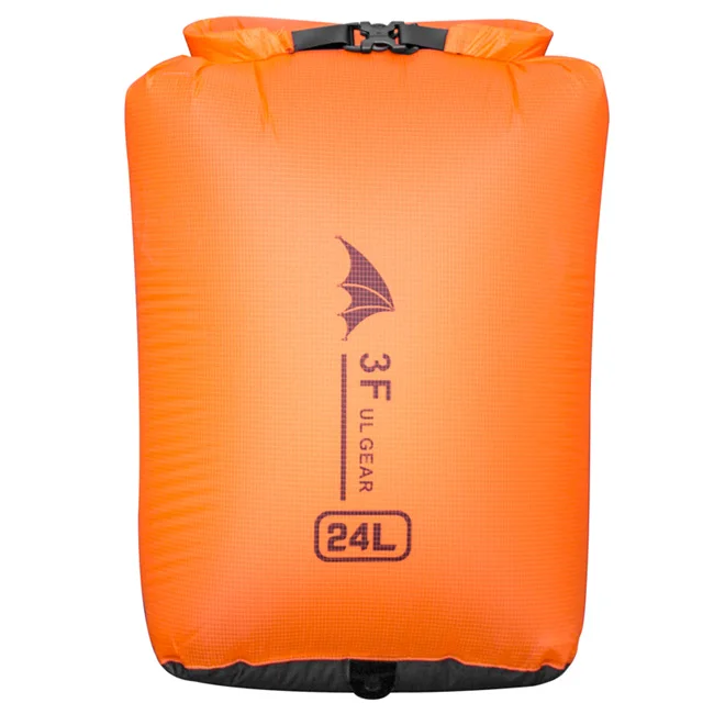 15D orange 24L 3F UL шестерни 15D 30D кордюрный учебный рюкзак Сверхлегкий дрейфующие плавательные мусора одежда спальный мешок, сумка для хранения водонепроницаемая сумка, для плавания сумка - Цвет: 15D orange 24L